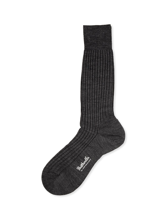 Pantherella Laburnum Wool Sock Charcoal