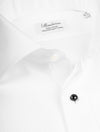 Fitted Body Evening Dress Shirt White