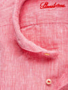 Stenstroms Fitted Linen Shirt Pink