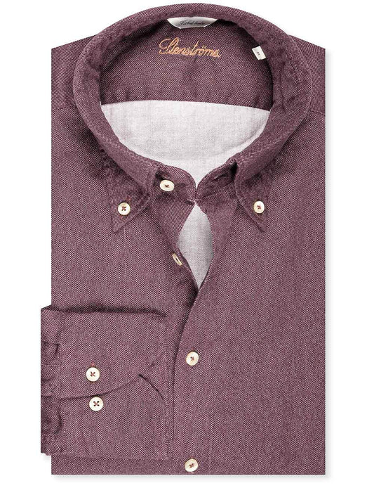 Stenstroms Sport Casual Fitted Shirt Purple