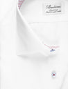 Stenstroms Fitted Plain Shirt With Hex Insert
