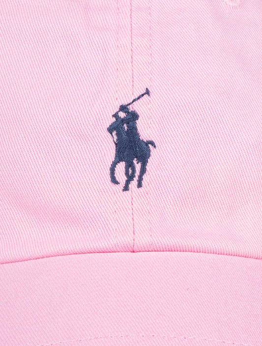 Cotton Chino Baseball Cap Pink