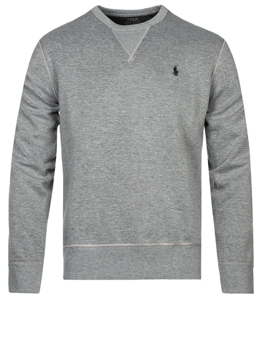 Ralph Lauren Double-Knit Sweatshirt Grey