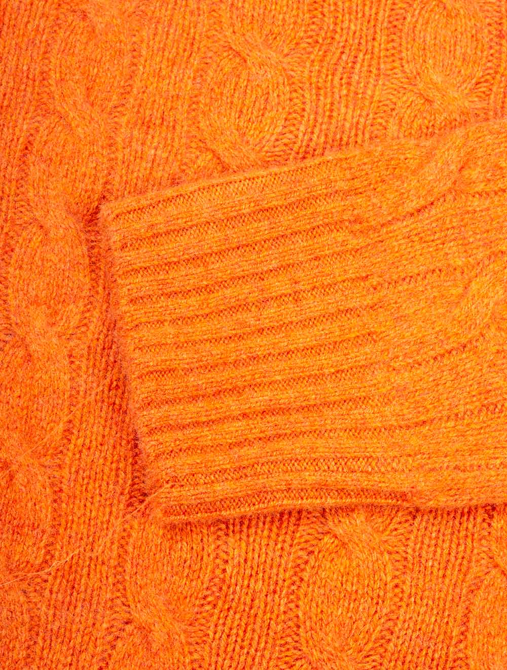 Ralph Lauren Cable-Knit Jumper Orange