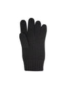Ralph Lauren Black Merino Wool Gloves
