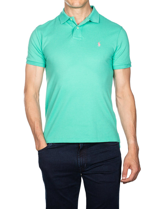 Basic Short Sleeve Polo Green