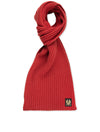 Belstaff Watch Scarf with Patch Red