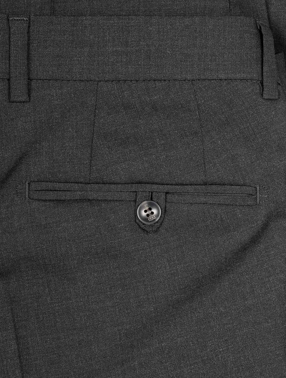 Enrico Wool Trousers Charcoal