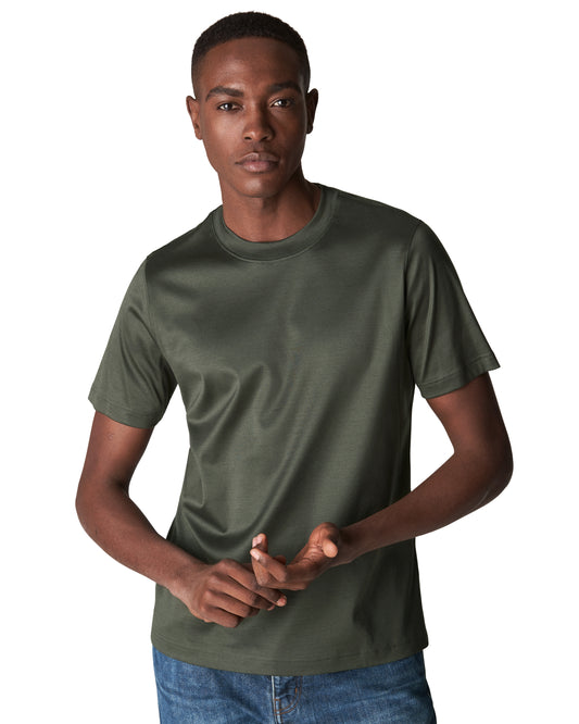 Slim Fit Crew Neck T-Shirt Green