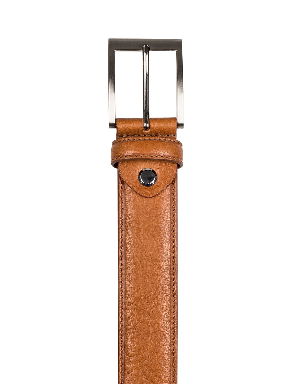 Ceinture Cuir Lindenmann Homme - 35mm, Vachette Marron, Boucle Métal (neuf, Made In Germany)