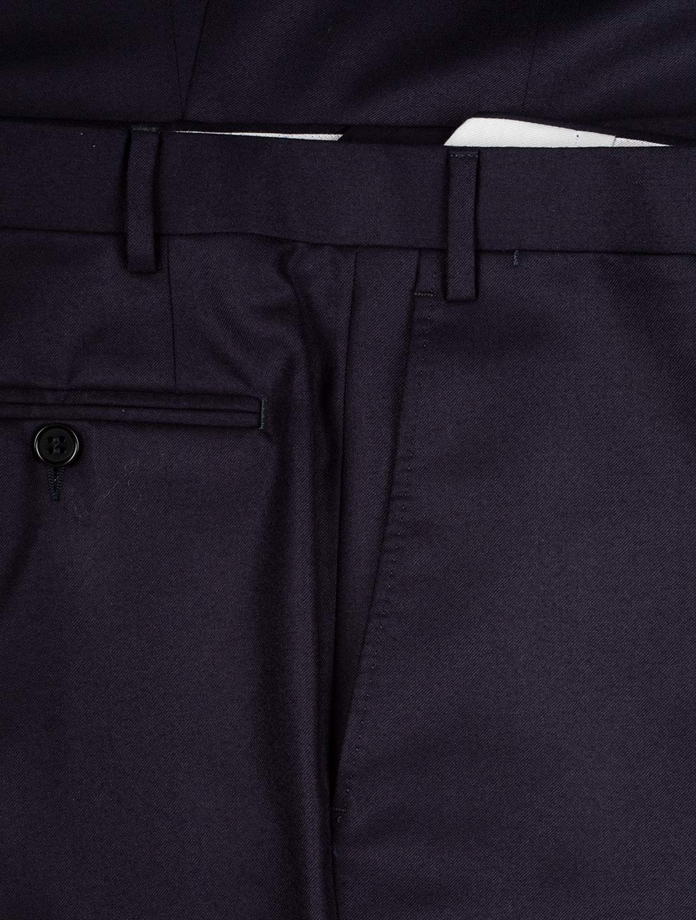 Plain Trousers-Navy