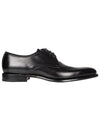 Calf Plain Derby Shoe Black