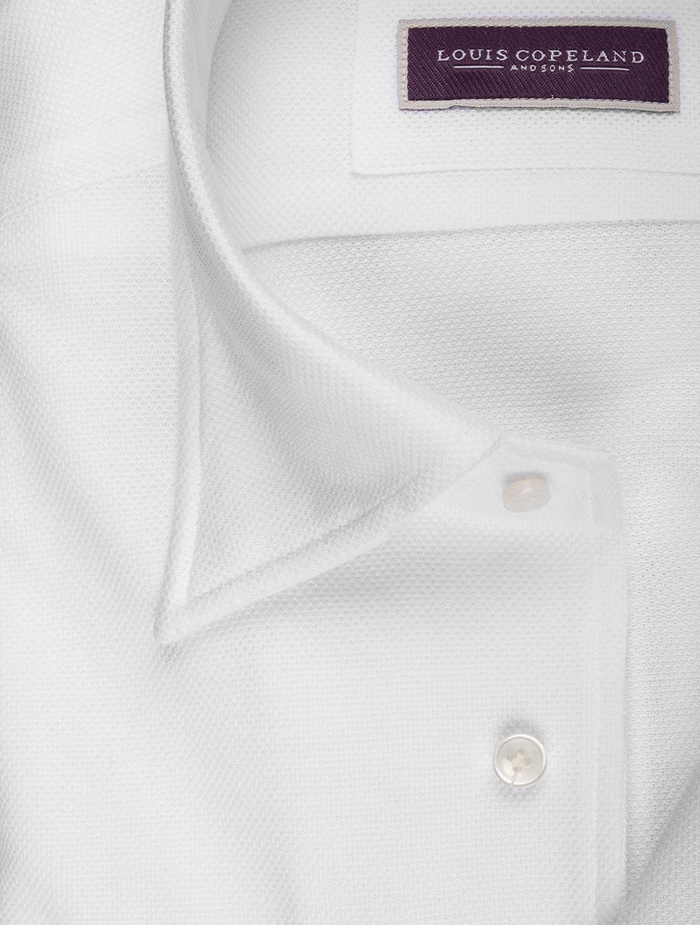 Pique Jersey Shirt White