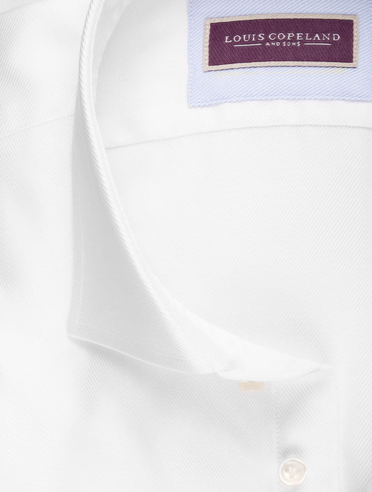 Thomas Mason Twill Classic Fit Shirt White