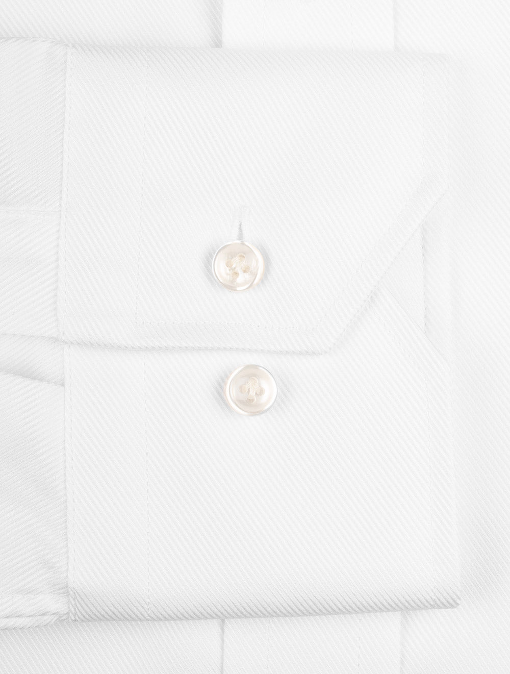 Thomas Mason Twill Classic Fit Shirt White