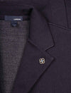 Wool Knit Jacket Navy