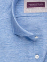 Louis Copeland Blue Queen Slim Fit Jersey Shirt