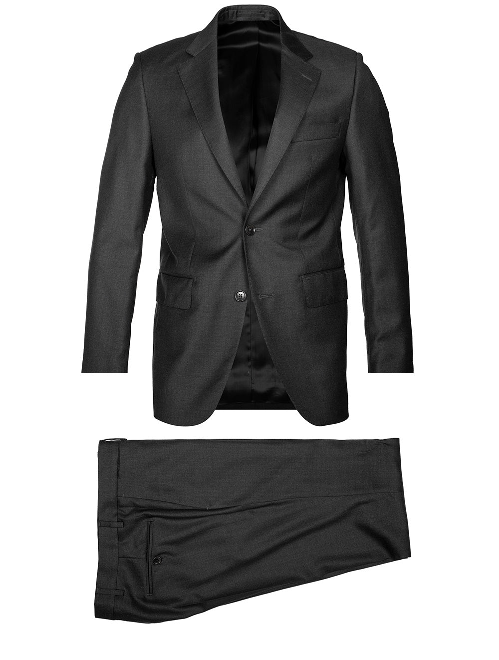Louis Copeland Core Heritage TwoPiece Suit Charcoal Tailored Suits