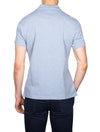 Tartan Cotton Polo Shirt Blue