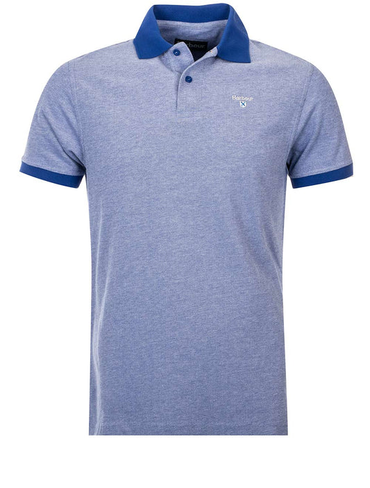 BARBOUR Sports Mix Polo Shirt Blue