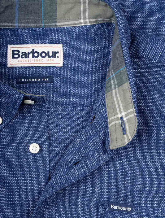 BARBOUR Ramport Tailored Fit Shirt Blue