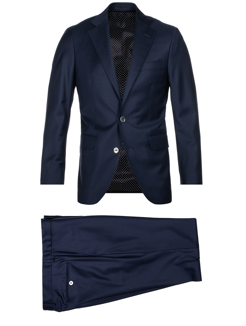 Louis Copeland S150 Australian Wool Suit Navy Tailored Suits for Men