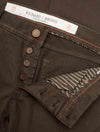 Luxury Cotton Cashmere Jeans Brown