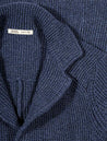 Maurizio Baldassari Brenta Knitted Jacket Blue 3 Button Patch Pocket Cardigan 4