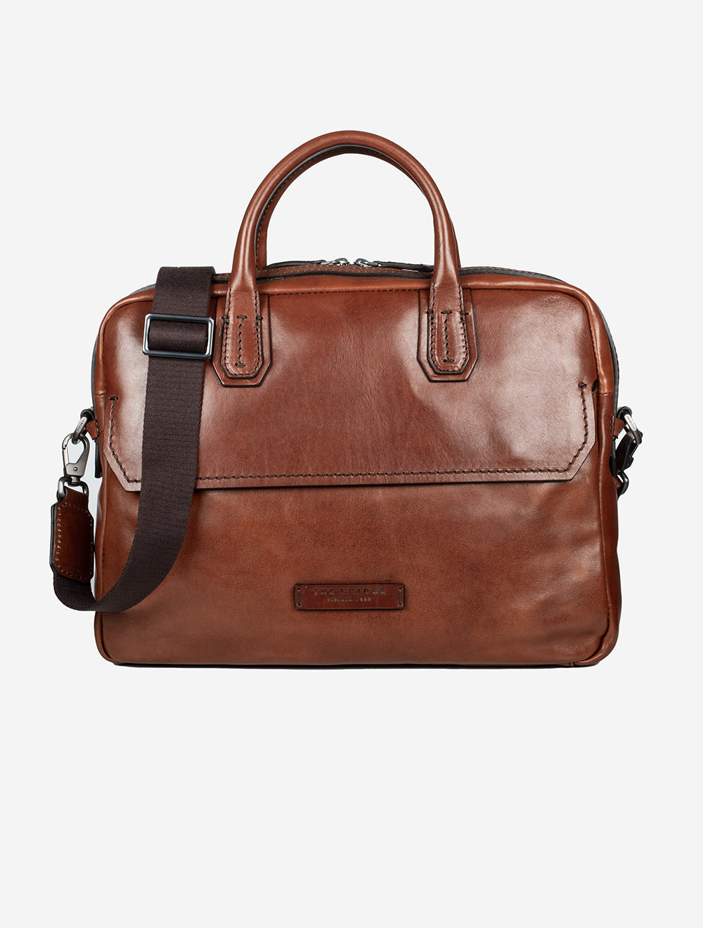 The Bridge Briefcase Brown