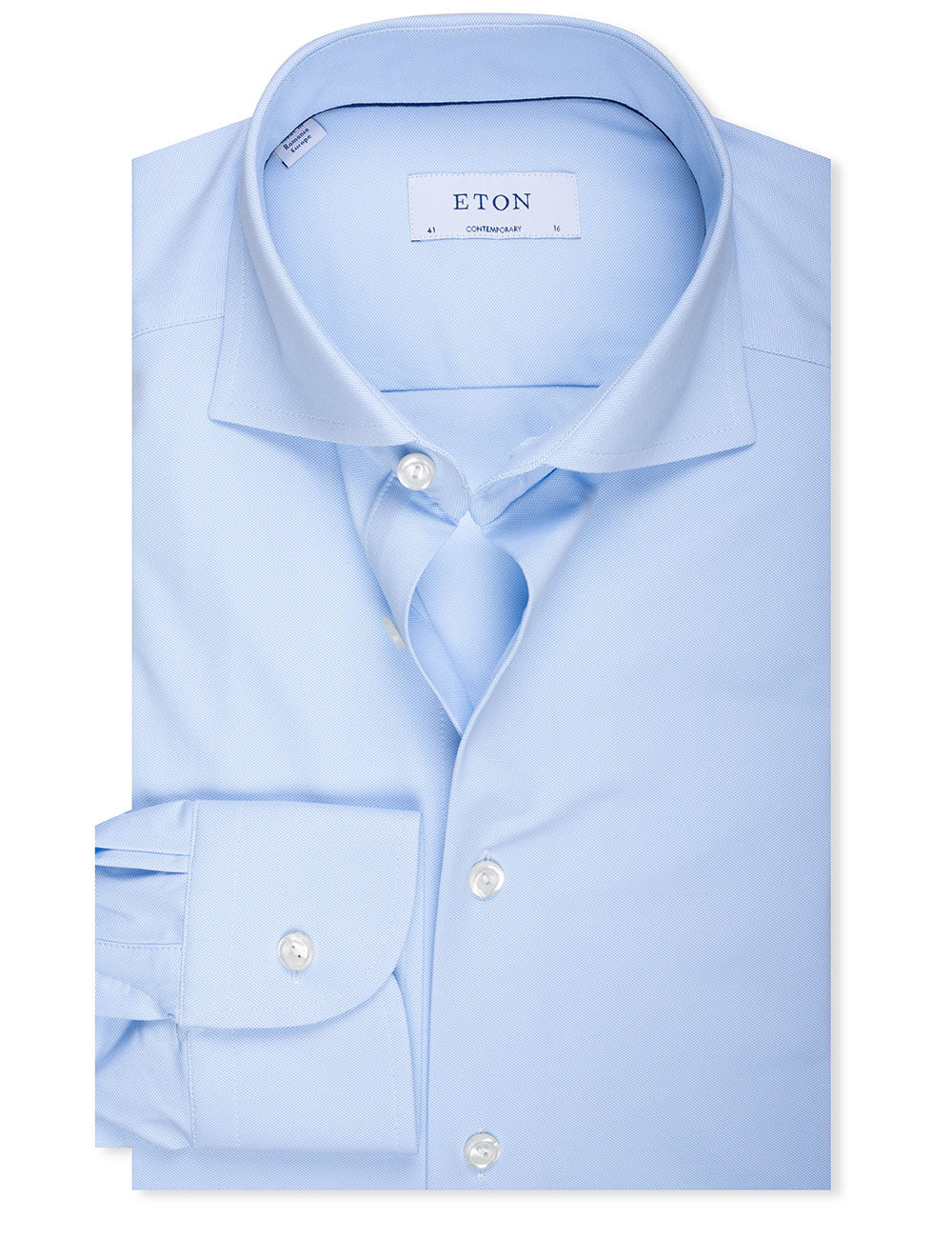 Eton Contemporary Stretch Shirt Blue MI