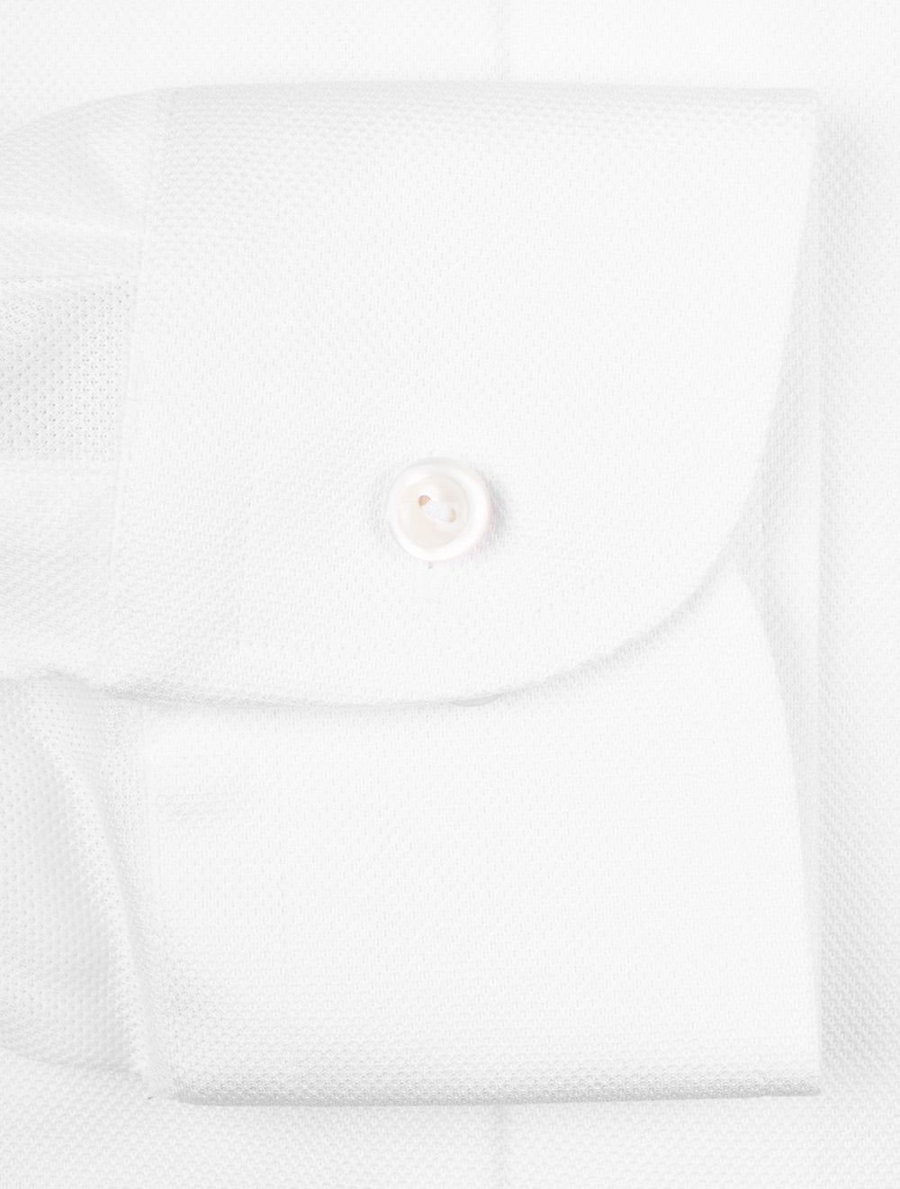 Contemporary Pique Shirt White