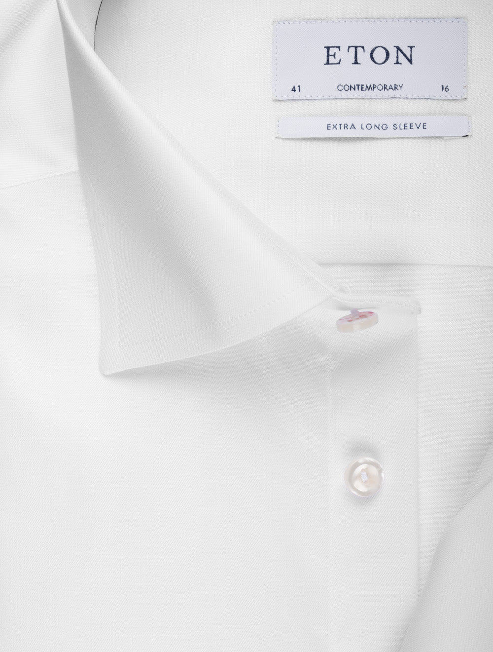 slim fit dress slacks Eton White XL Sleeve Contemporary Fit Shirt