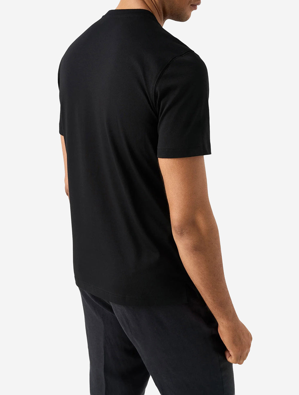 Interlock Crewneck T-Shirt Black
