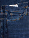 Regular Jeans Dark Blue Worn In