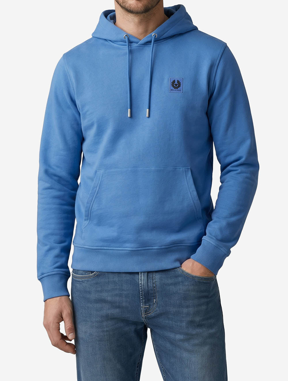 Cotton Hoodie Marine Blue