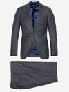 Subtle Check 2 Piece Lined Suit Grey