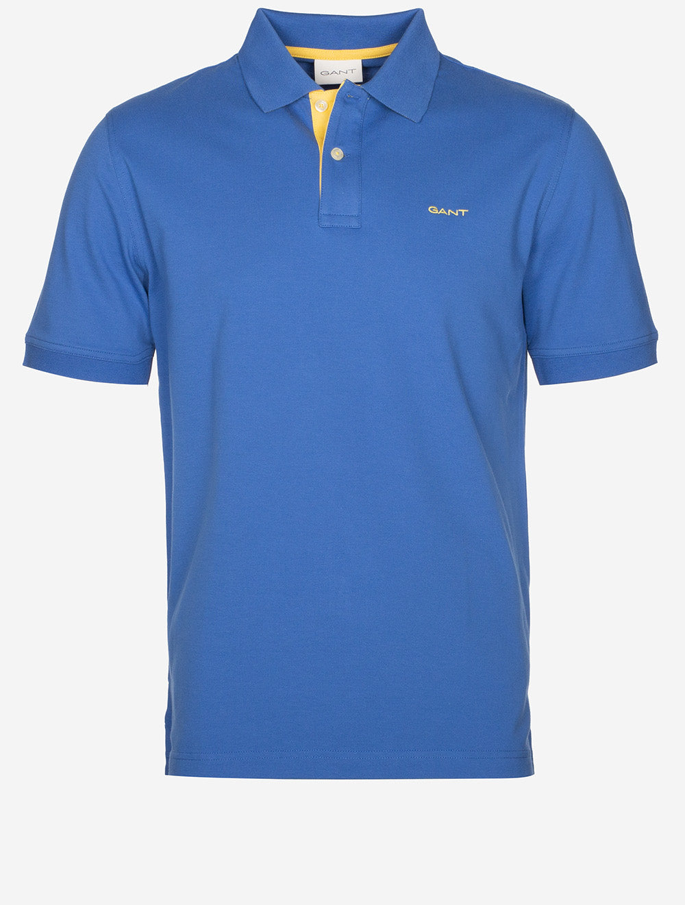 Contrast Piqué Polo Shirt Rich Blue