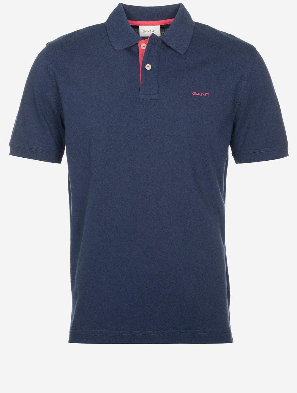 Regular Contrast Piqué Short Sleeve Polo Shirt Persian Blue