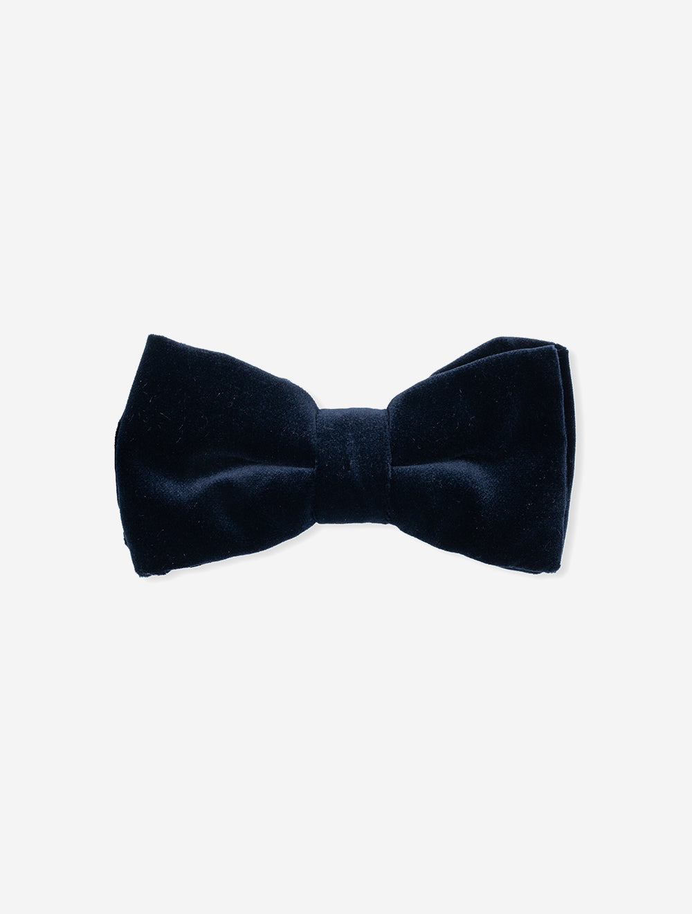 Velvet Ready Tied Bow Tie Navy