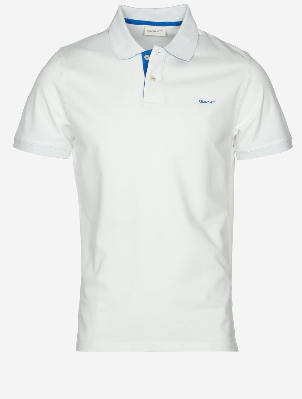 Regular Contrast Piqué Short Sleeve Polo Shirt Eggshell