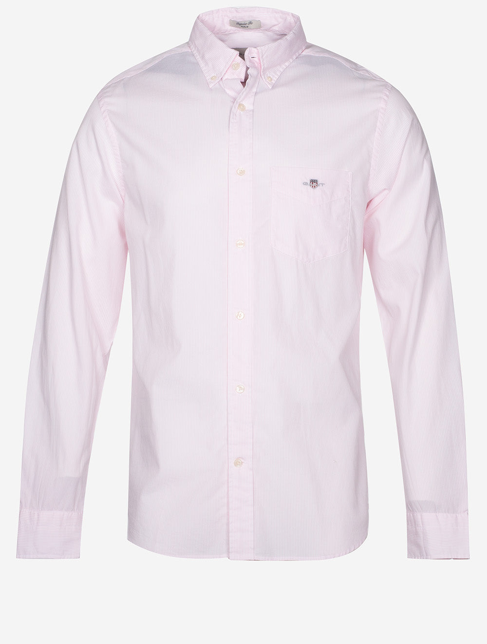 Regular Classic Poplin Banker Shirt Light Pink