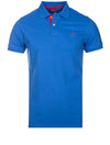 Contrast Collar Piqué Polo Shirt Lapis Blue