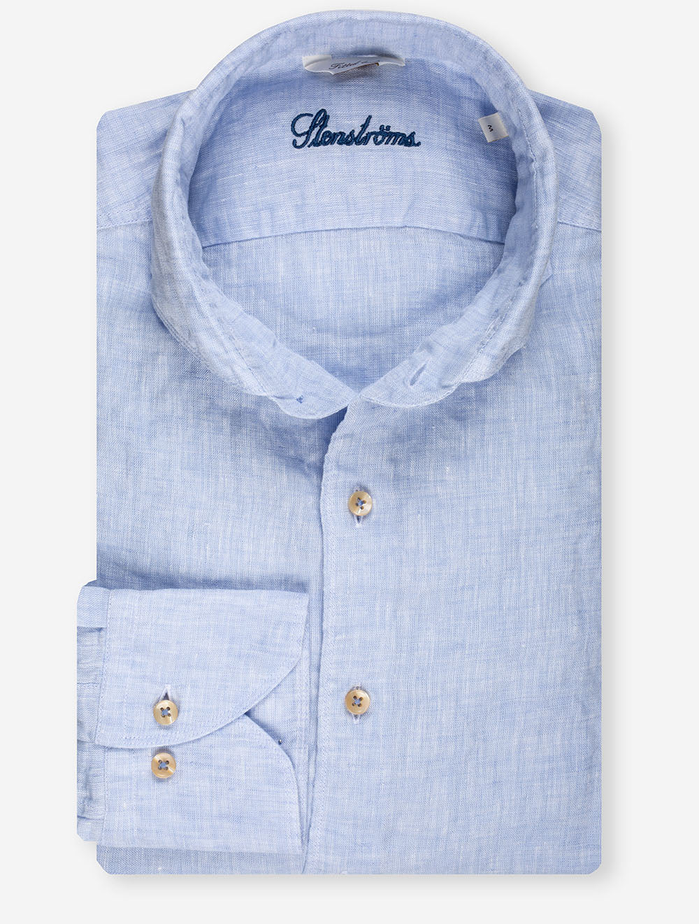 Regular Linen Shirt Blue