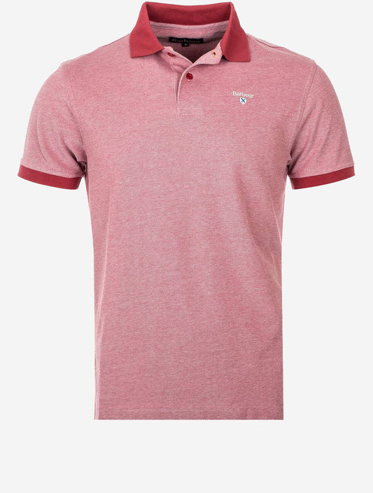 BARBOUR Sports Mix Polo Shirt Red