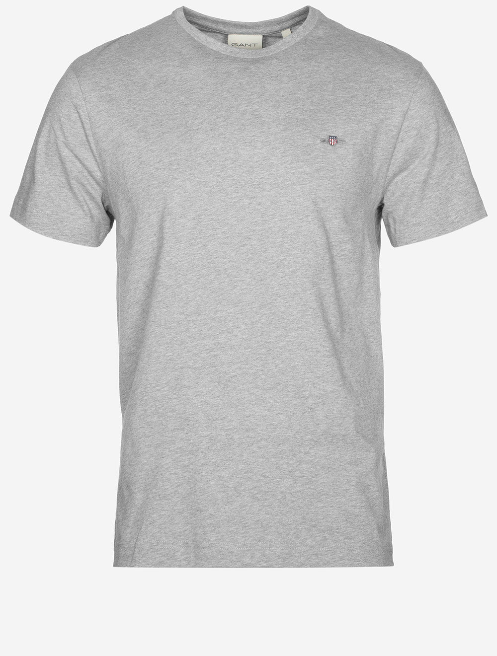 Regular Shield Short Sleeve T-Shirt Grey Melange
