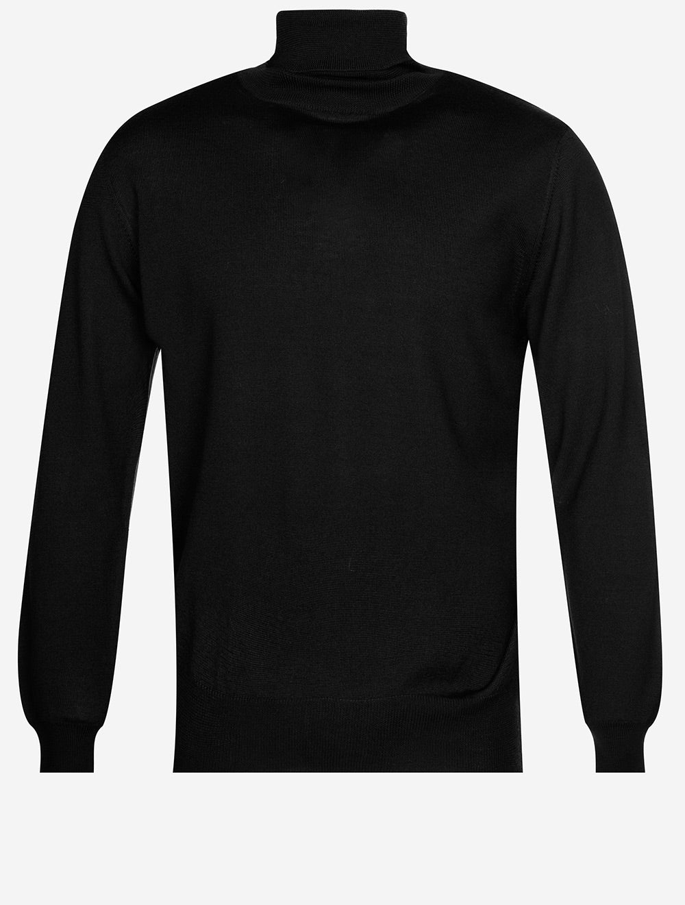 Louis Copeland Merino Turtle Neck Black MI