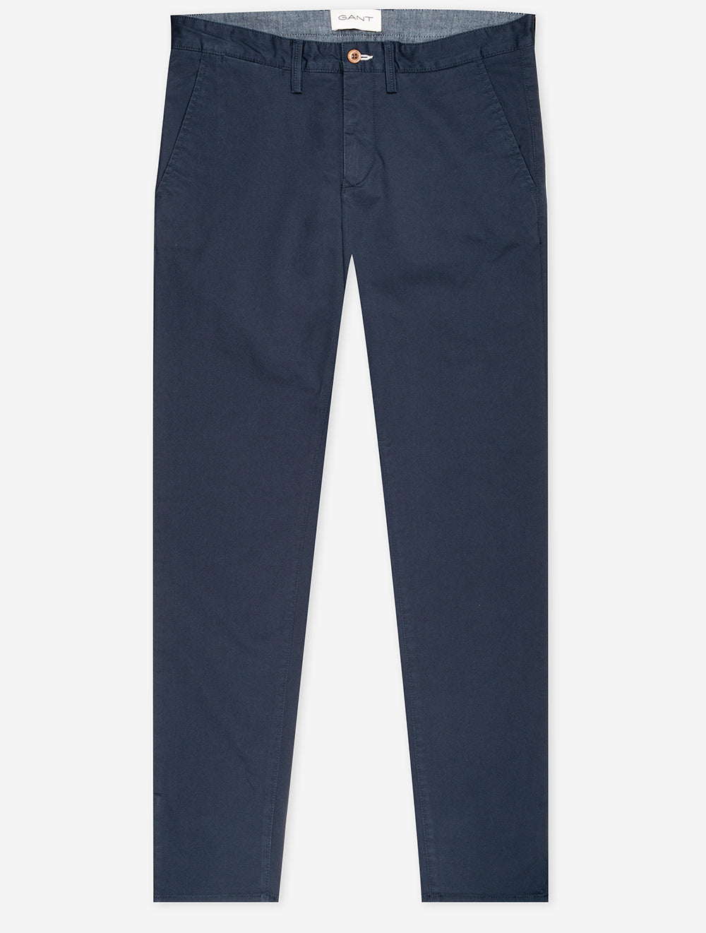 SLIM TWILL CHINOS-Marine