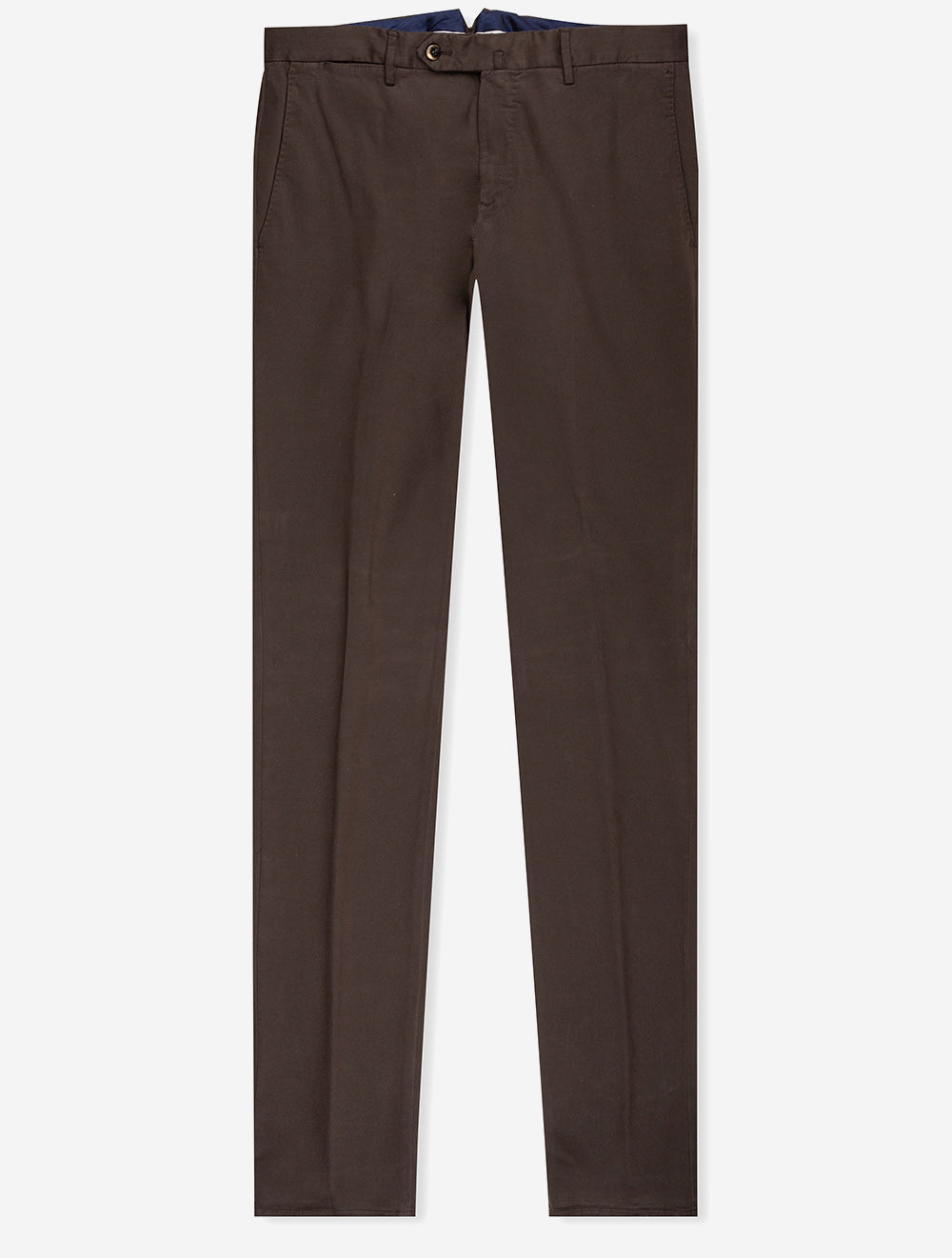 Stretch Cotton Chino Brown