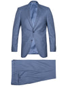 CANALI Sharkskin Suit Blue