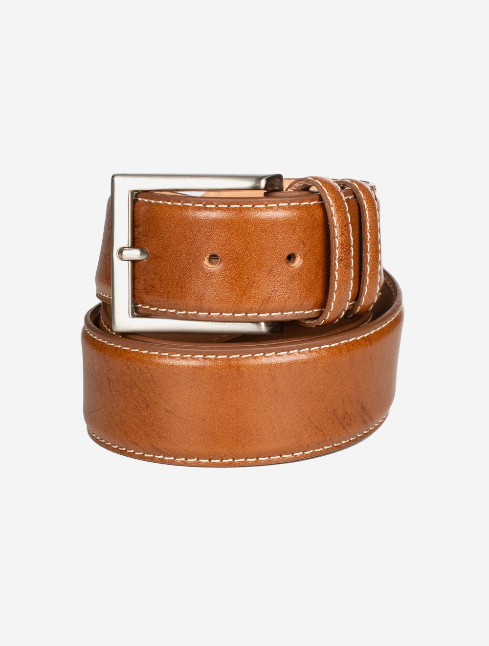 Ceinture en cuir marron